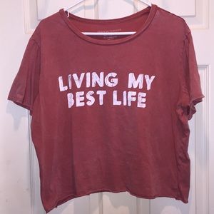 Grayson Thread Burnt Red Crop Top